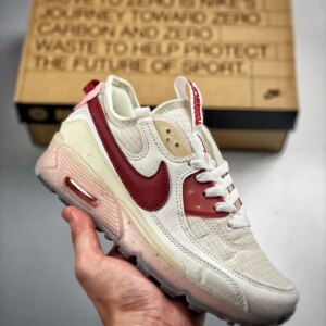 Nike Air Max 90 Terrascape White Pomegranate-Pink Glaze DC9450-100 For Sale