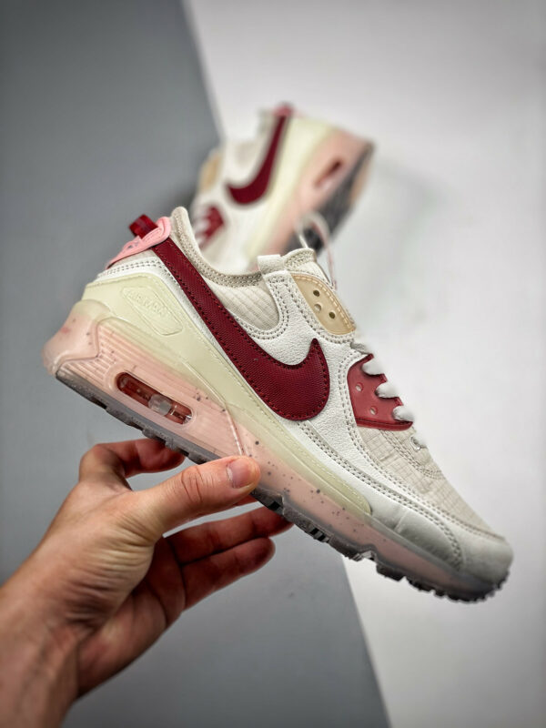 Nike Air Max 90 Terrascape White Pomegranate-Pink Glaze DC9450-100 For Sale