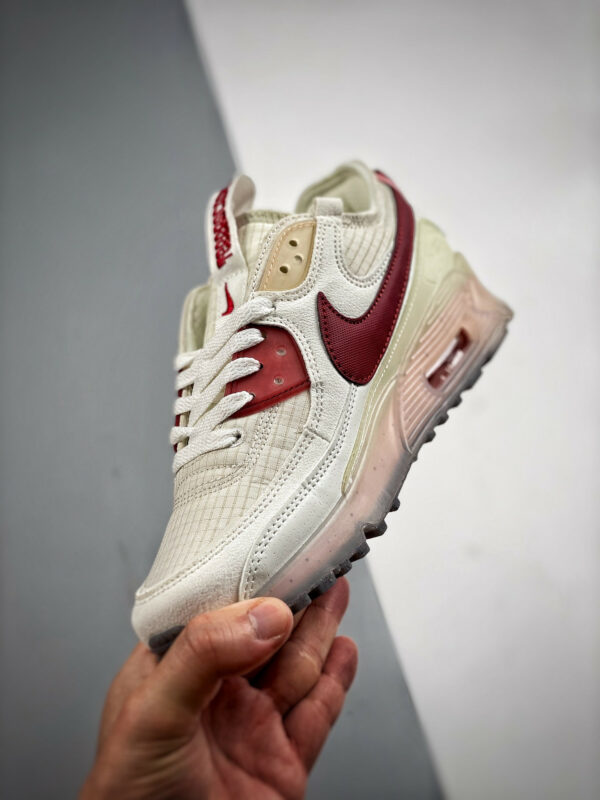 Nike Air Max 90 Terrascape White Pomegranate-Pink Glaze DC9450-100 For Sale