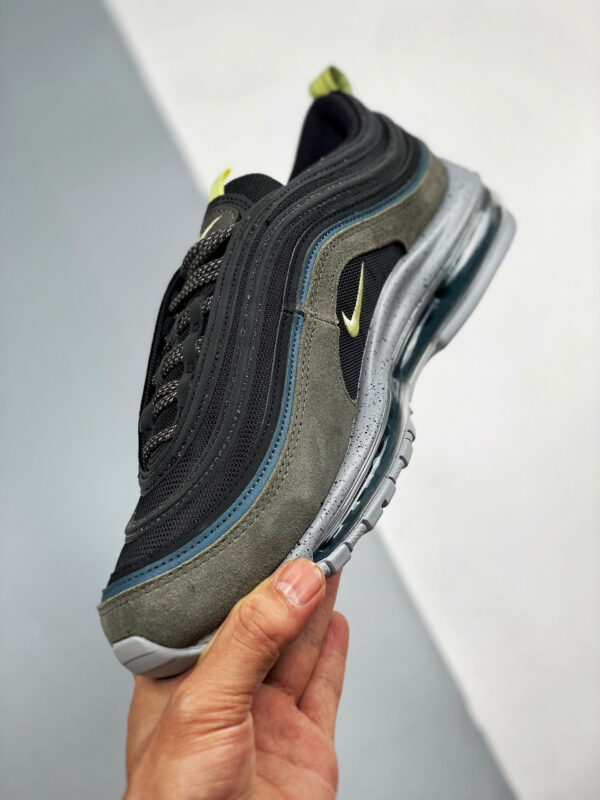 Nike Air Max 97 Rock Climbing Black Blue Olive DB4611-001 For Sale