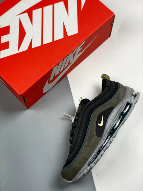 Nike Air Max 97 Rock Climbing Black Blue Olive DB4611-001 For Sale