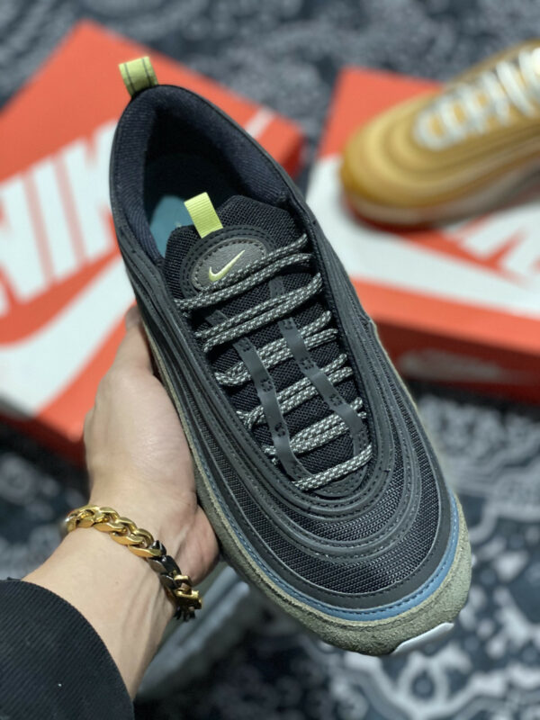 Nike Air Max 97 Rock Climbing Black Blue Olive DB4611-001 For Sale