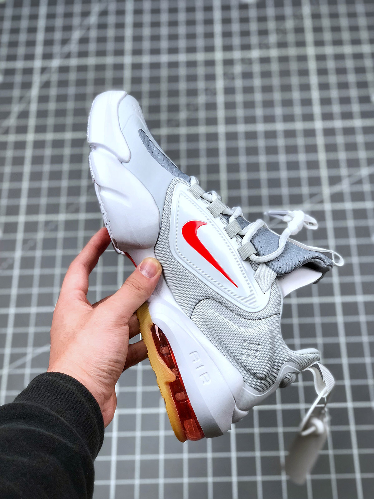 Nike Air Max Alpha Savage White Wolf Grey-Red For Sale