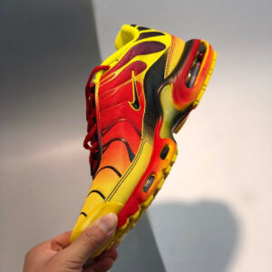 Nike Air Max Plus Gradient Chrome Yellow Bright Crimson For Sale