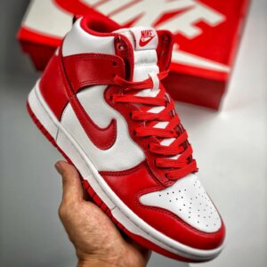 Nike Dunk High Championship White University Red DD1399-106 For Sale