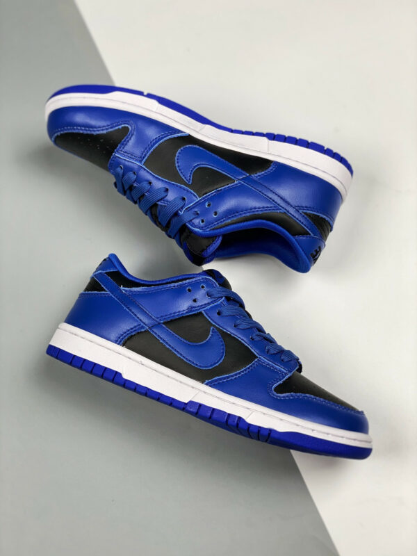 Nike Dunk Low Black Hyper Cobalt-White For Sale