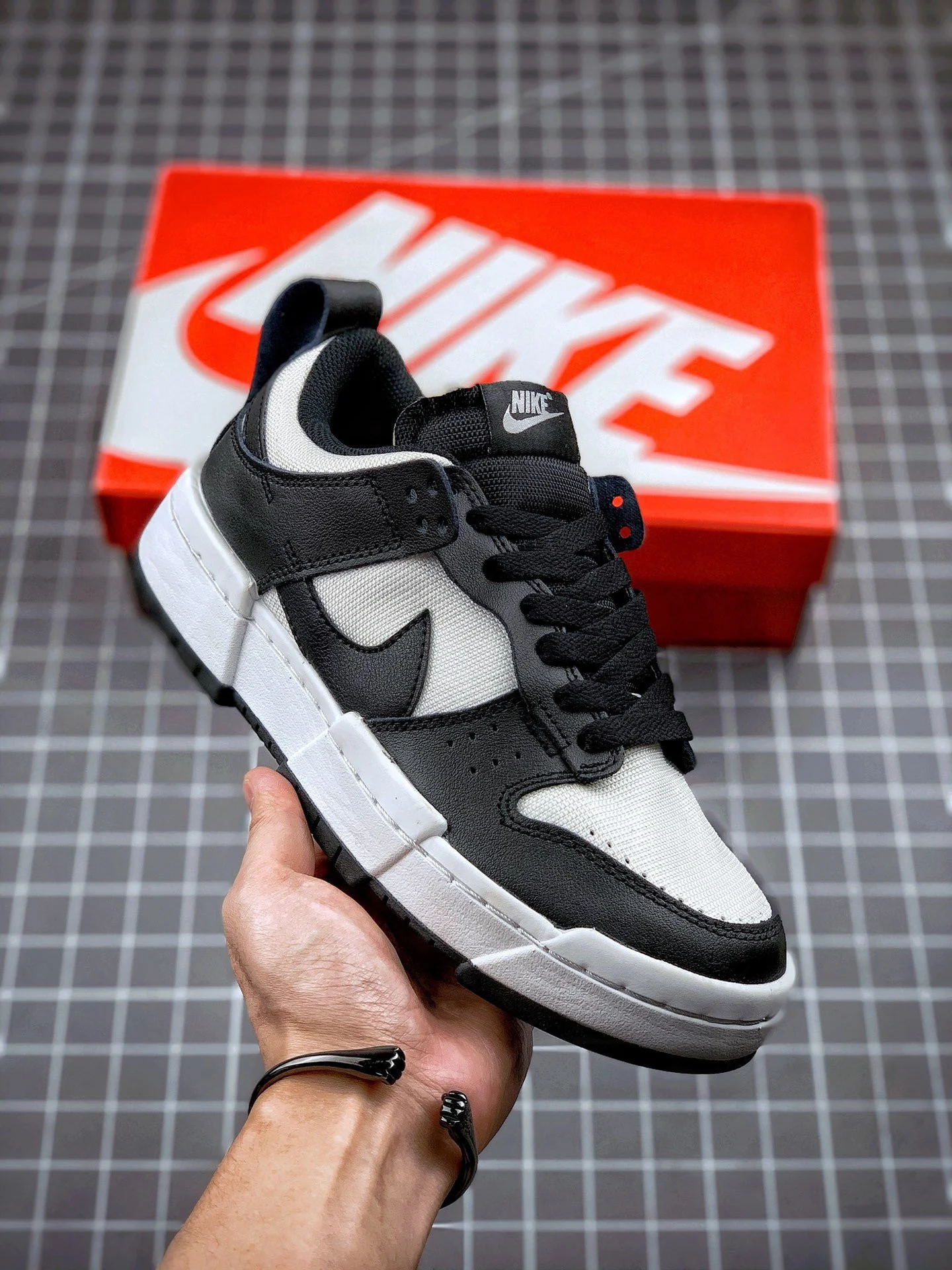 Nike Dunk Low Disrupt Black White CK6654-102 For Sale