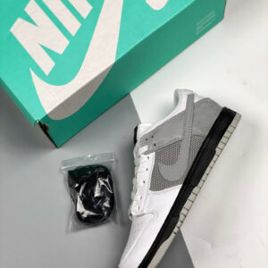 Nike Dunk Low White Neutral Grey-Black For Sale