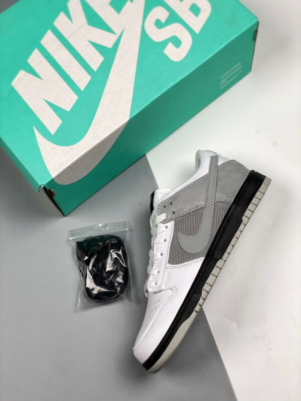 Nike Dunk Low White Neutral Grey-Black For Sale