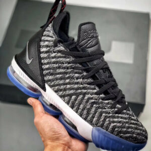 Nike LeBron 16 Oreo Black Metallic Silver-White For Sale