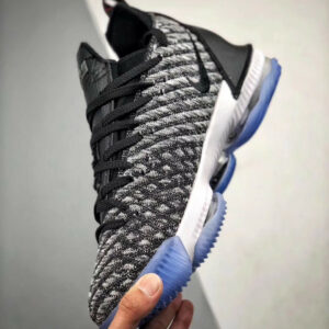 Nike LeBron 16 Oreo Black Metallic Silver-White For Sale