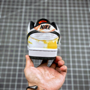 Nike SB Dunk Low Raygun Tie-Dye White Orange Flash For Sale