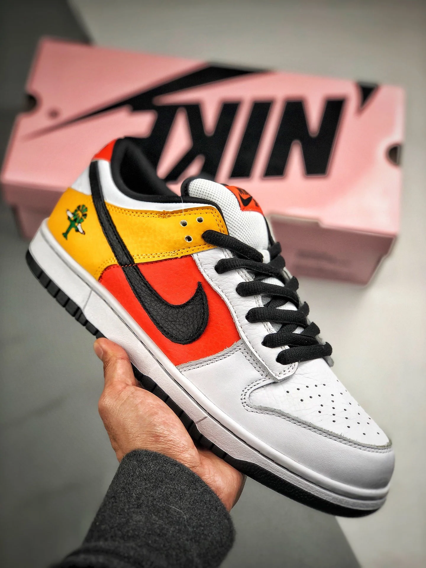 Nike SB Dunk Low Raygun Home Orange Flash Black White For Sale