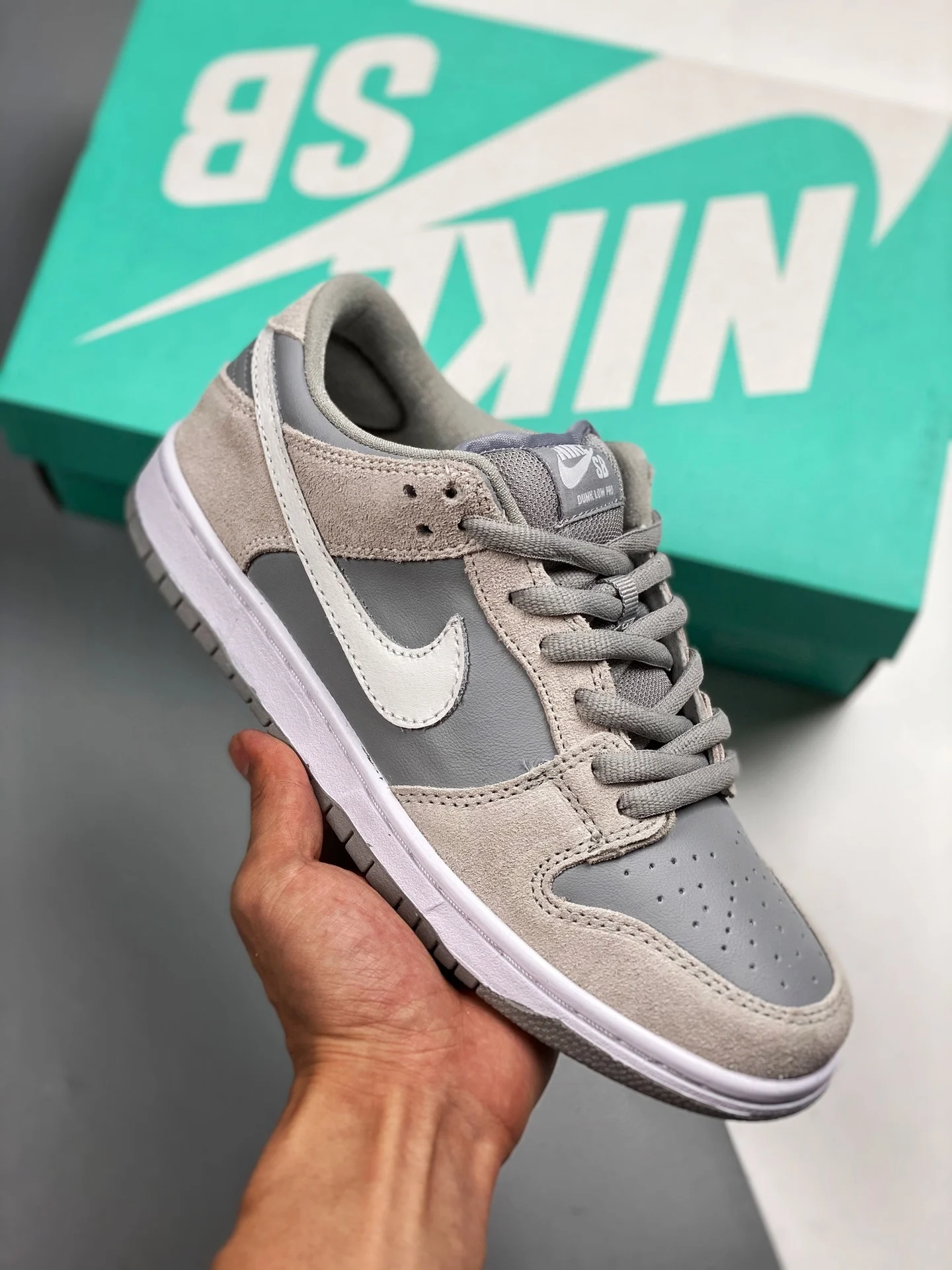 Nike SB Dunk Low TRD Summit White Wolf Grey For Sale