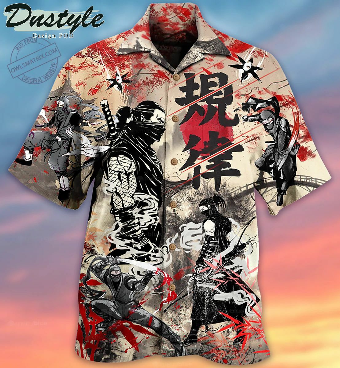 Ninja Only A Ninja Can Stop A Ninja Hawaiian Shirt