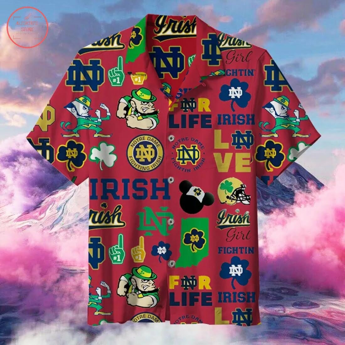 Notre Dame Fighting Irish Hawaiian Shirt