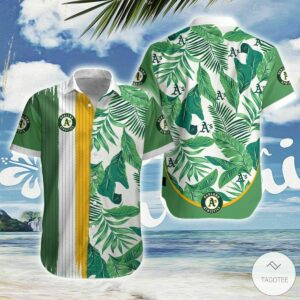 Oakland Athletics Hawaiian Shirt Beach Outfit Summer