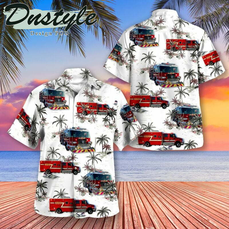 Palm County Fire Rescue Hawaiian Shirt