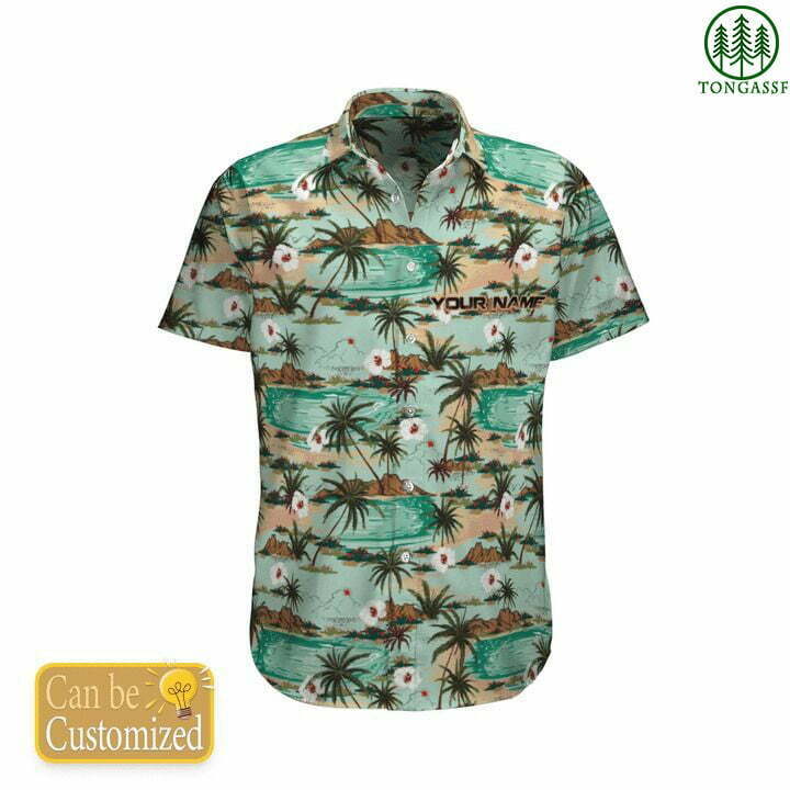 Personalized Camping Dad Hawaiian Shirt