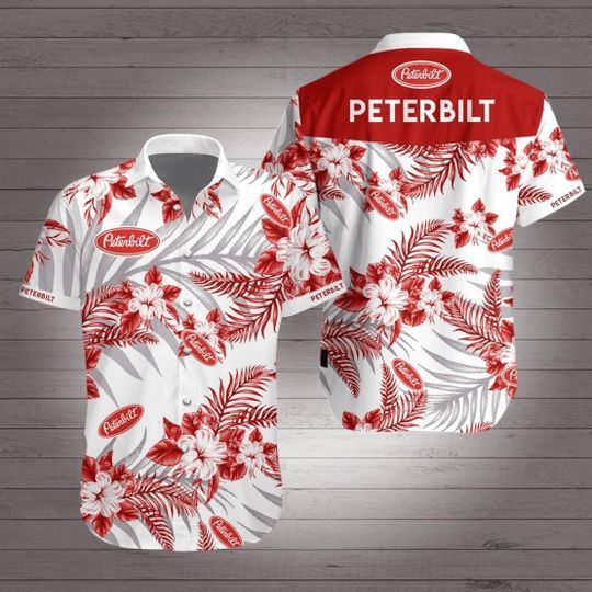 Peterbilt Tropical Hawaiian Shirt