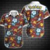 Pokemon Pikachu Hawaiian Shirt Summer Beach Outfit