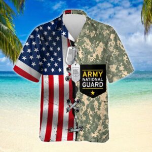 Proud Army National Guard Hawaiian Shirt