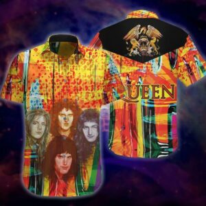 Queen Band Hawaiian Shirt Summer Beach Outfit