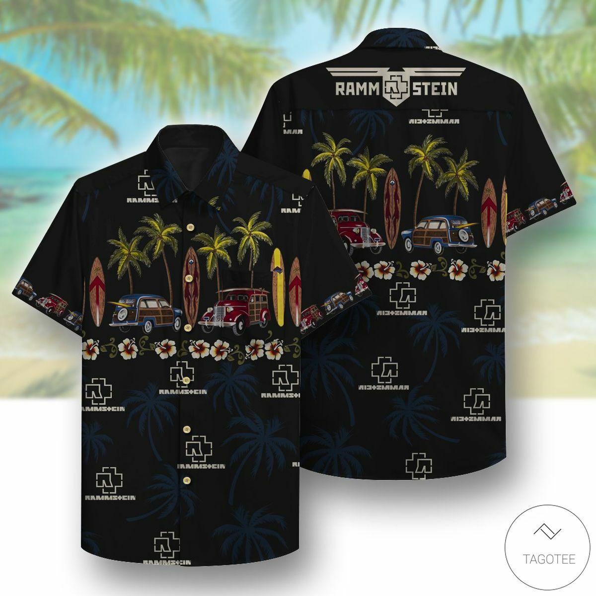 Rammstein Hawaiian Shirt Summer Beach Outfit