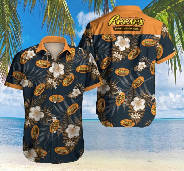 Reese'S Hawaiian Shirt Summer Outfit Beach