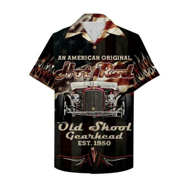 Rod An American Original Hot Rod Old Skool Gearhead Hawaiian Shirt