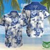 S Dachshund Floral Blue Hawaiian Shirt