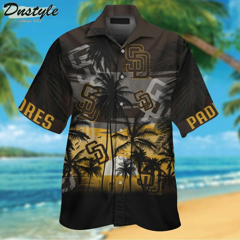 San Diego Padres Tropical Hawaiian Shirt