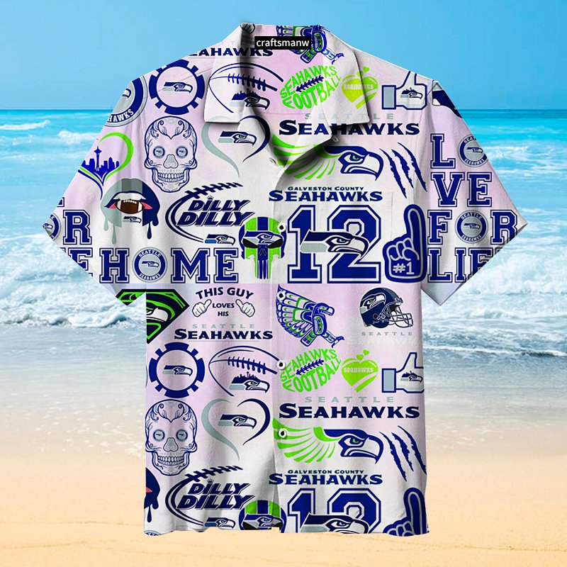 Seattle Seahawks Fashion Hawaiian Shirt