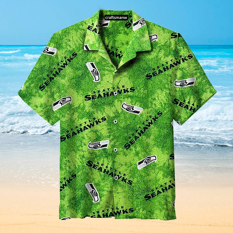 Seattle Seahawks Life Green Hawaiian Shirt