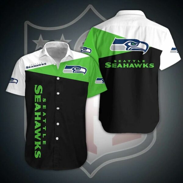 Seattle Seahawks Hawaiian Shirt Summer Outfit Beach