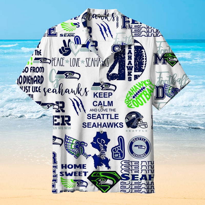 Seattle Seahawks Hawaiian Shirt Summer Beach Outfit