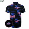 Second Amendment Miami Vice Themed Hawaiian Shirt