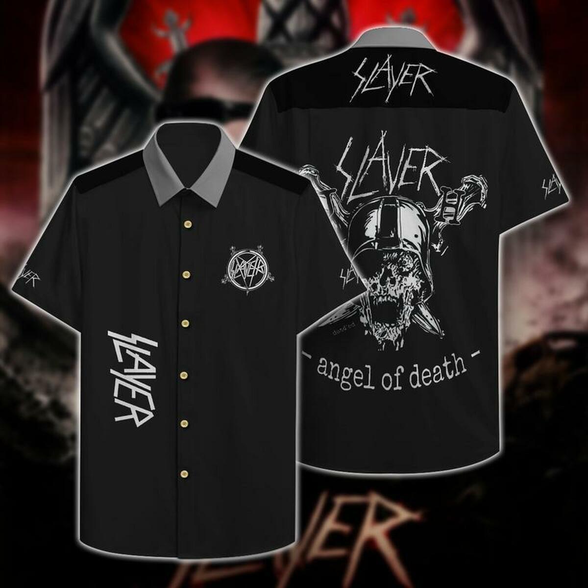 Slayer Hawaiian Shirt Beach Outfit Summer