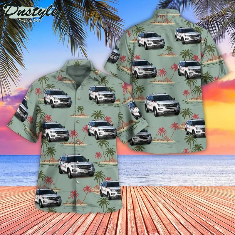 St. Louis County Missouri St. Louis County Police Department Ford Police Interceptor Utility Hawaiian Shirt