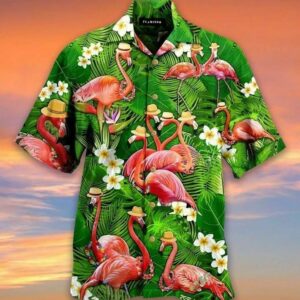 Stand Tall And Be Fabulous Flamingo Hawaiian Shirt