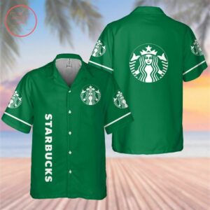 Starbucks Coffee Hawaiian Shirt Beach Outfit Summer