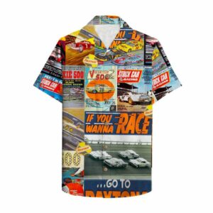 Stock Car Racing Magazine Hawaiian Shirt