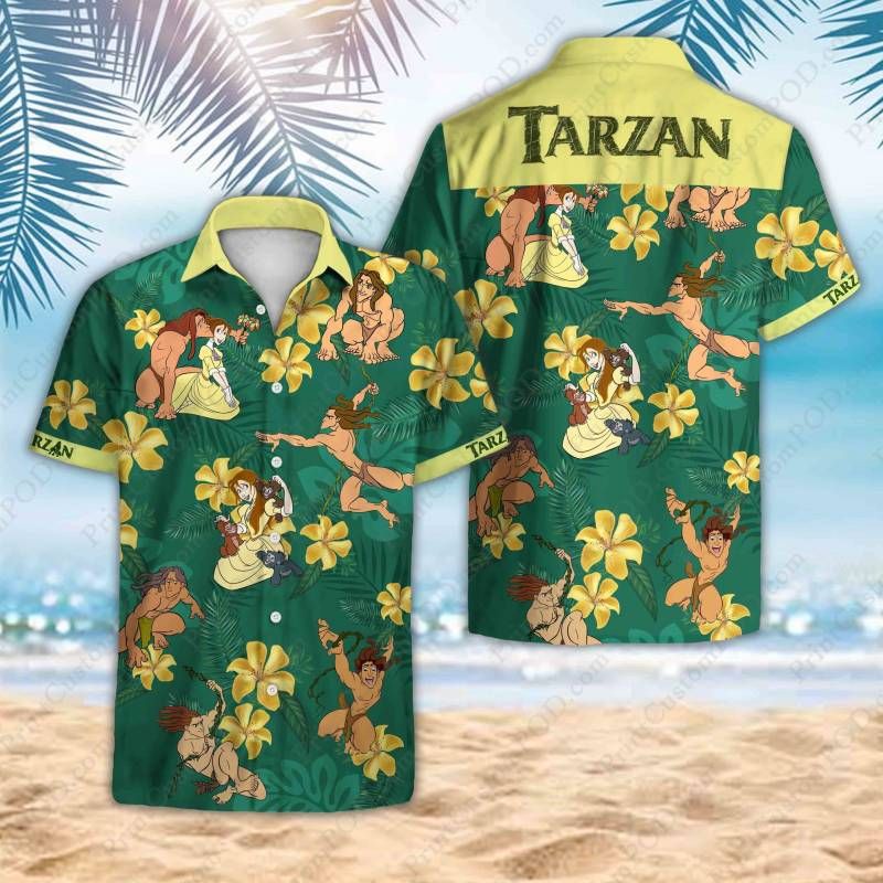 Tarzan Hawaiian Shirt Beach Summer Outfit