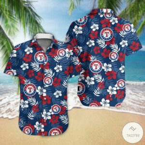 Texas Rangers Hawaiian Shirt Outfit Beach Summer