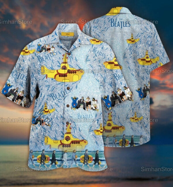 The Beatles Button Hawaiian Shirt