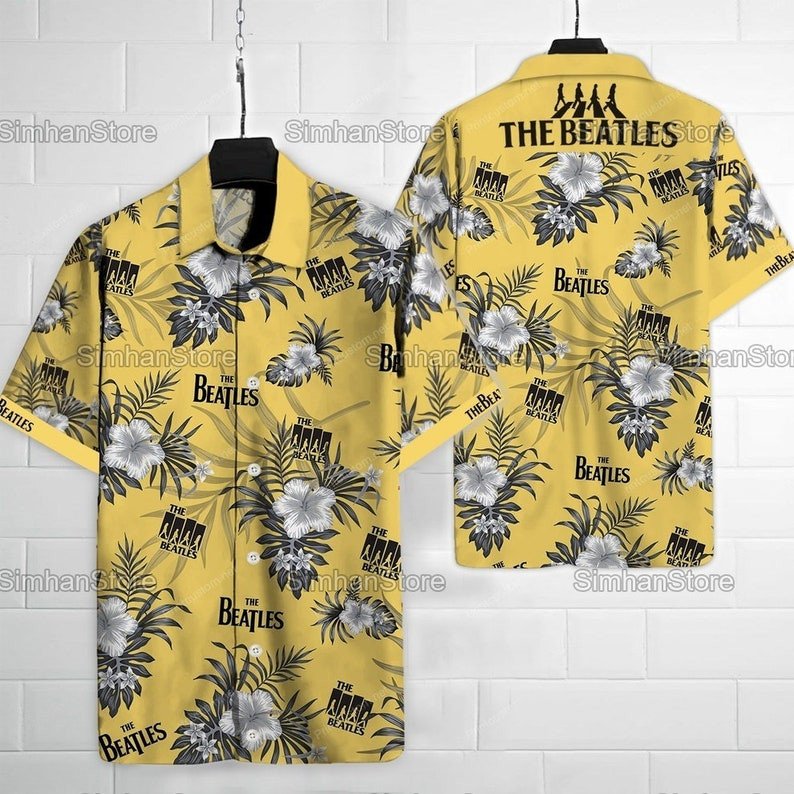 The Beatles Button Hawaiian Shirt