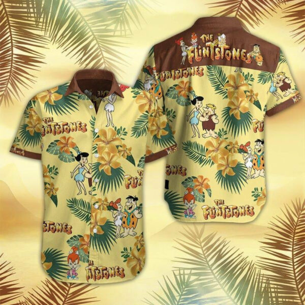 The Flintstone Hawaiian Shirt Summer Outfit Beach