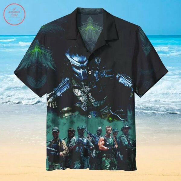 The Predator Hawaiian Shirt Beach Outfit Summer