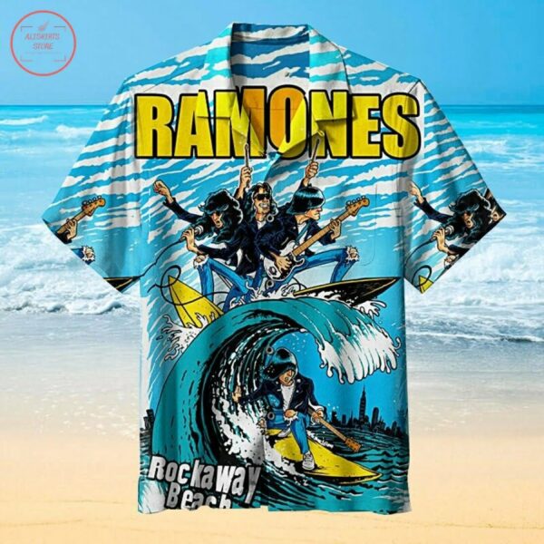 The Ramones Hawaiian Shirt Summer Beach Outfit