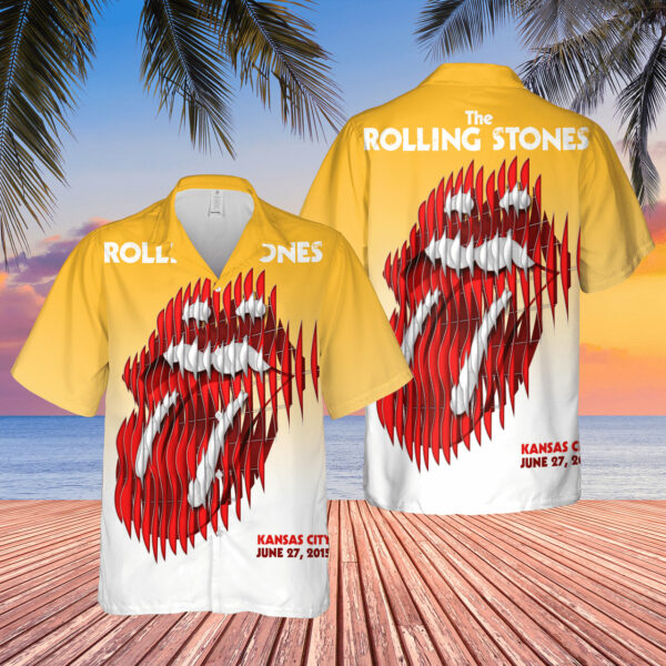 The Rolling Stones Tour Kansas City 2015 Hawaiian Shirt